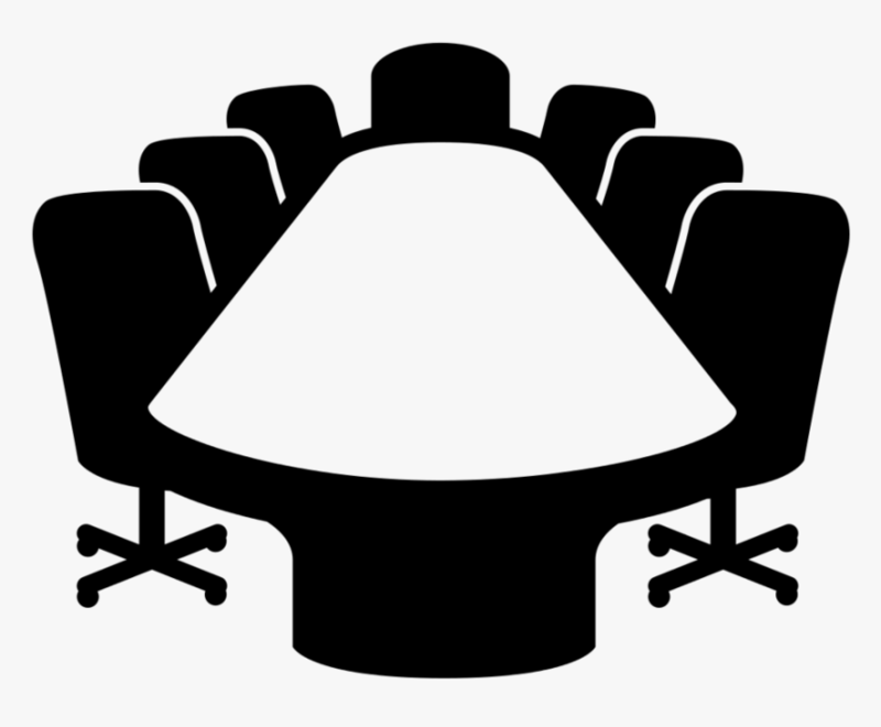 Meeting table and chairs