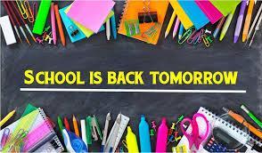 School resumes Dec 1st