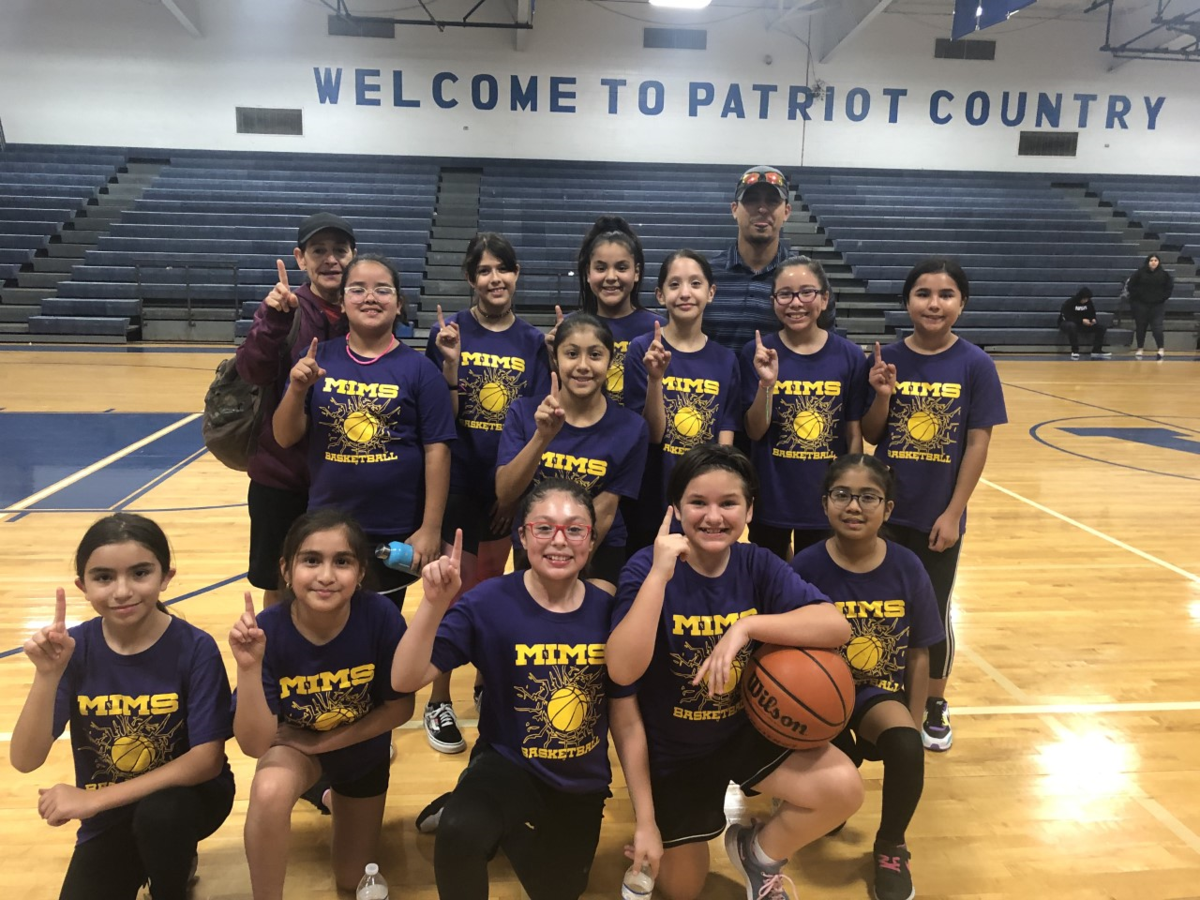 Girls Earn First Place in Basketball Tournament Mims Elementary School