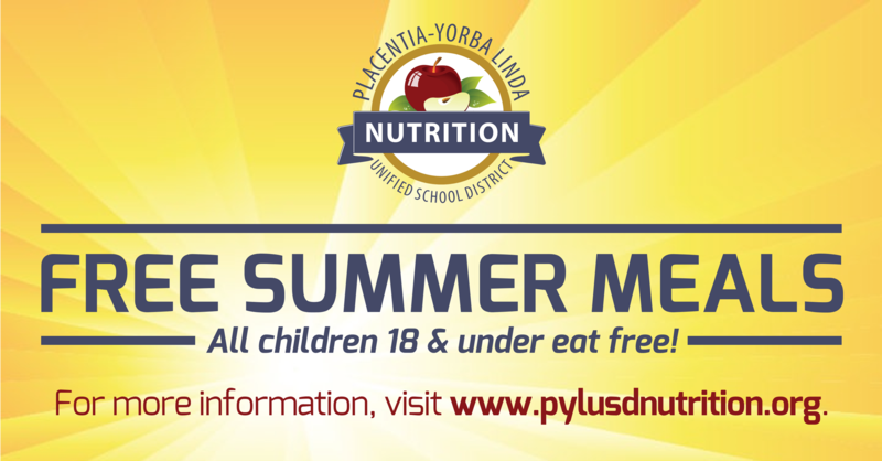 Free summer meals 2019.