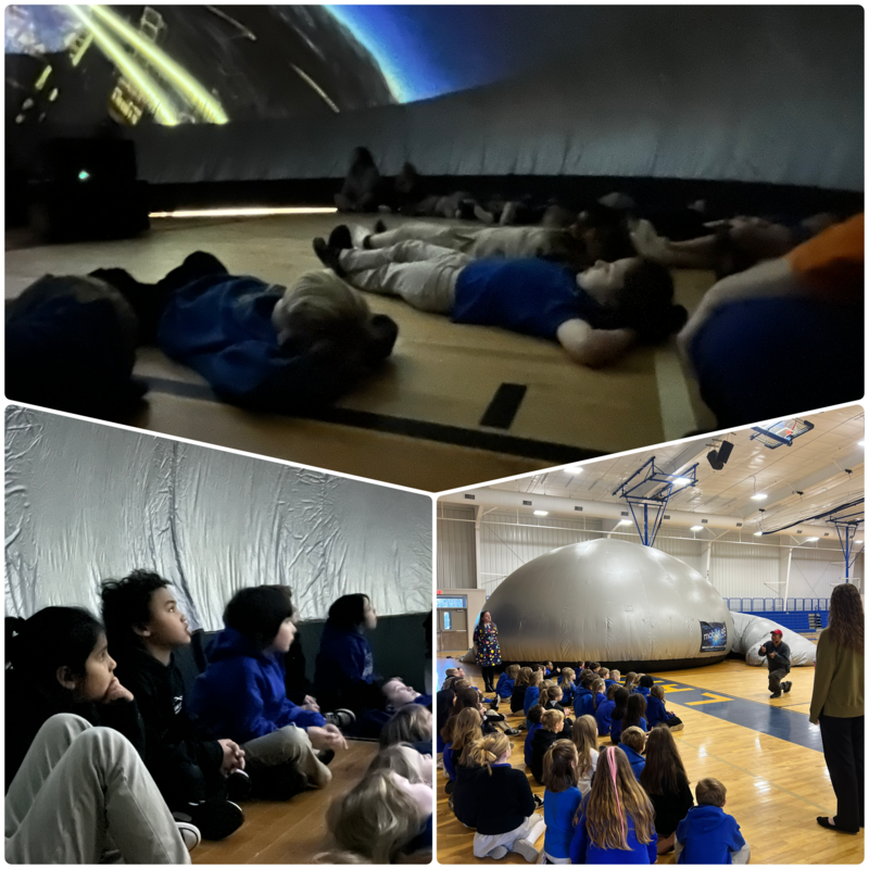 Students Viewing Planetarium