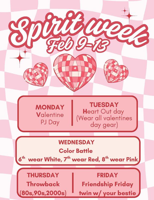 Spirit week Feb 9-13 Featured Photo