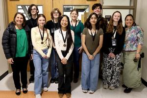 HCCPHS artists at spring art show