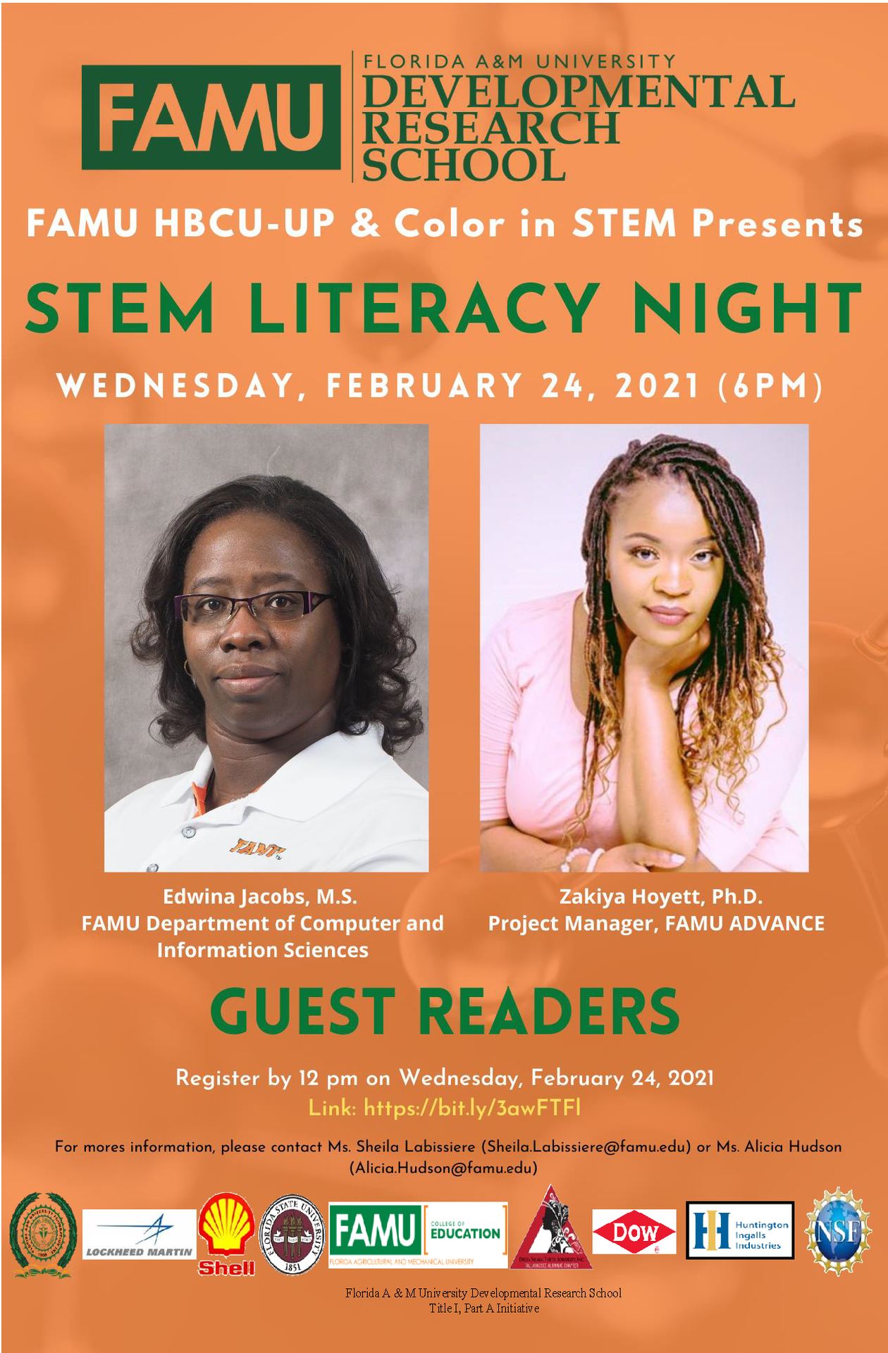 STEM Literacy Night 2 Flyer (2.24.2021)