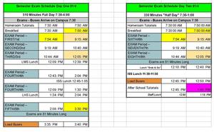 LHS& LMS Bell Schedule