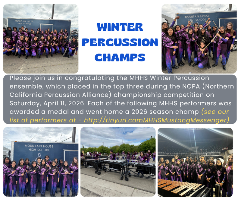 Let’s hear it for MHHS Winter Percussion! Featured Photo