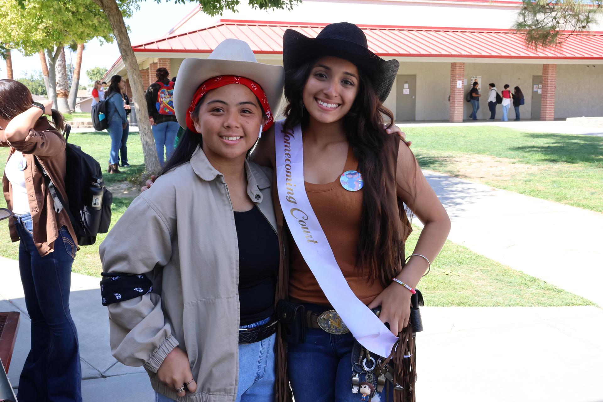 students dressed in western wear