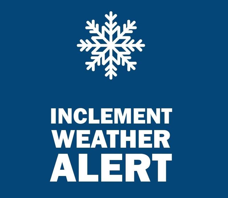 Inclement Weather Alert