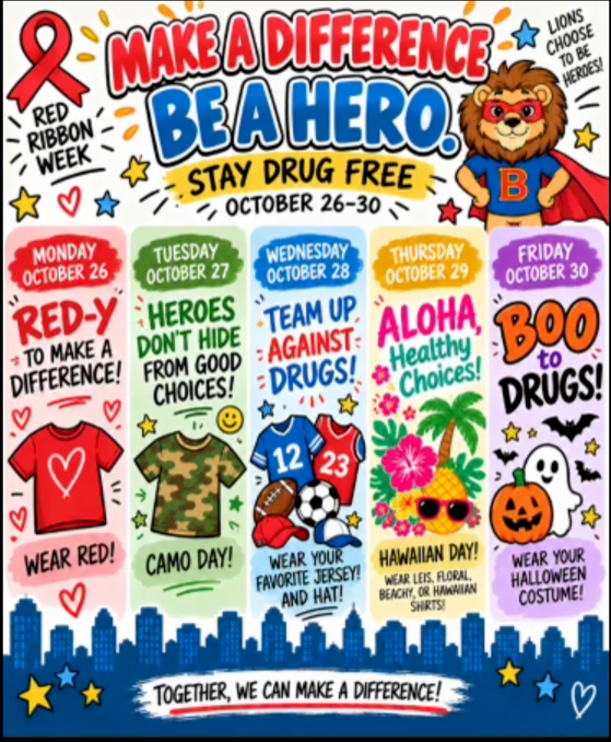 Flyer for Red Ribbon Week