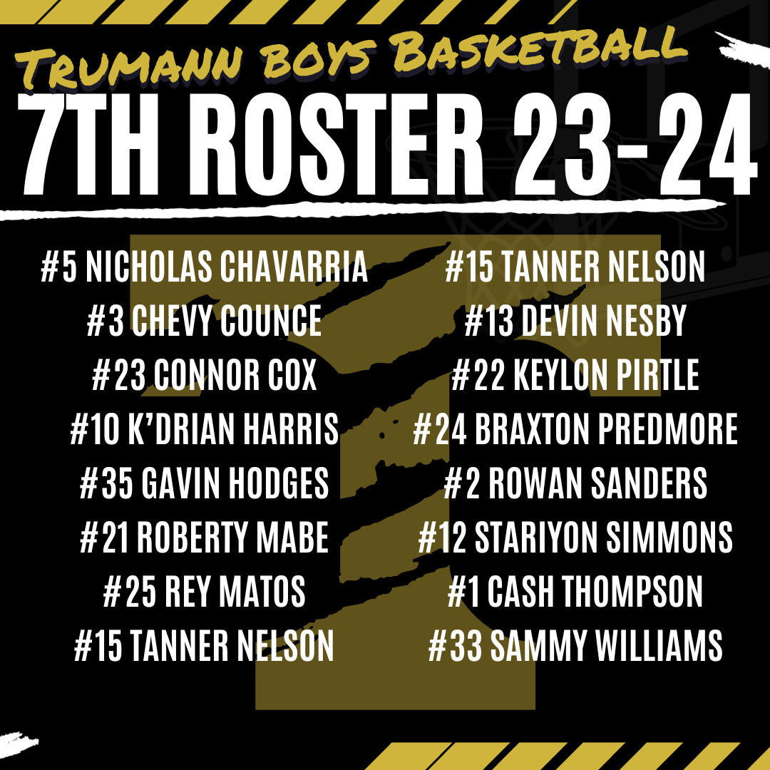 Wildcat Boys Basketball Rosters Trumann School District