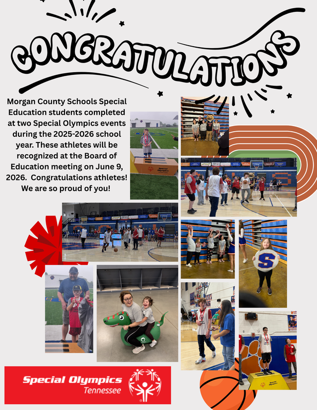 Special Olympics Recognition Flyer