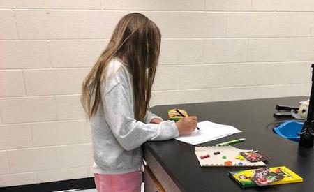 GTMS Students working on an Earth Science Lab!
