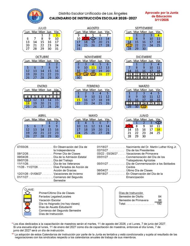 Calendario