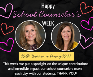 Graphic of PHS's school counselors