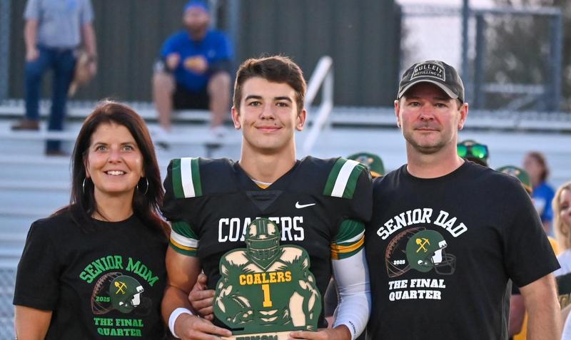 Coalers honor senior football player