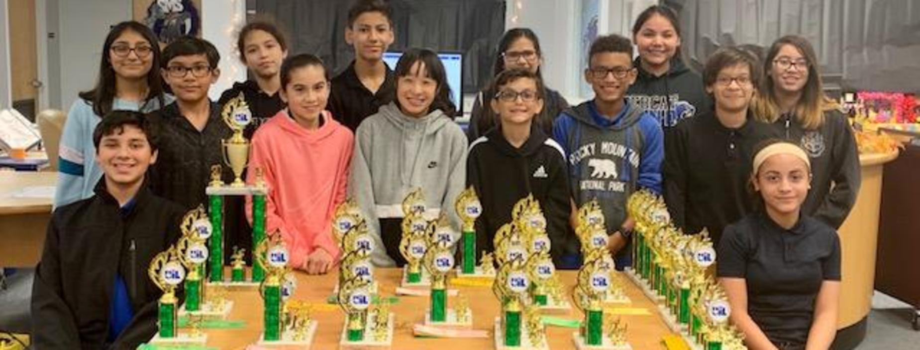 7th Grade UIL wins 1st place