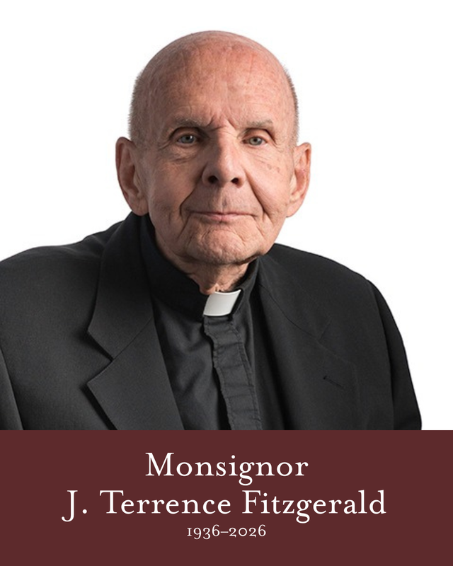 Monsignor J. Terrence Fitzgerald 1936-2026