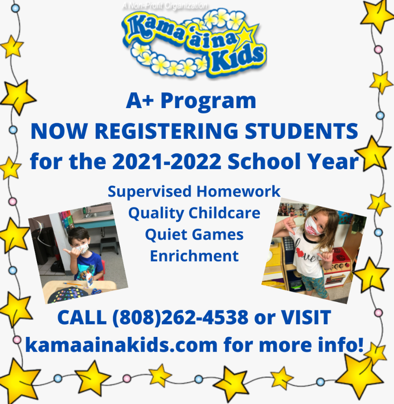 A+ Kamaaina Kids Flyer Featured Photo