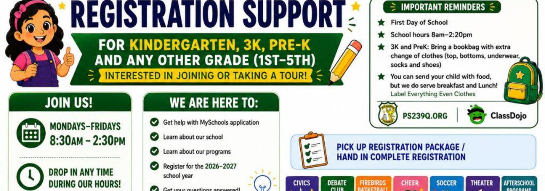 Registeration Support