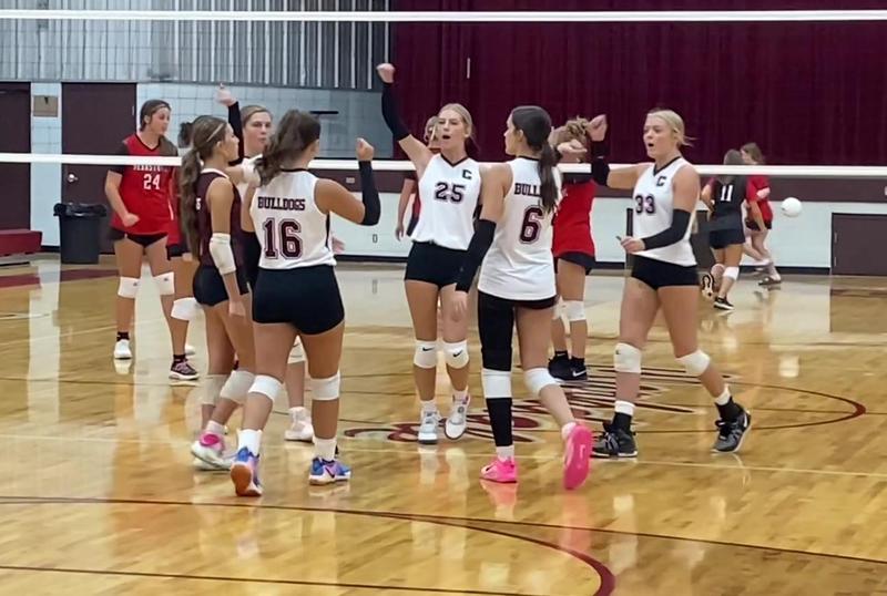 Clarkdale High Volleyball Action 2025