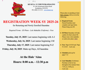 Registration 2025-2026