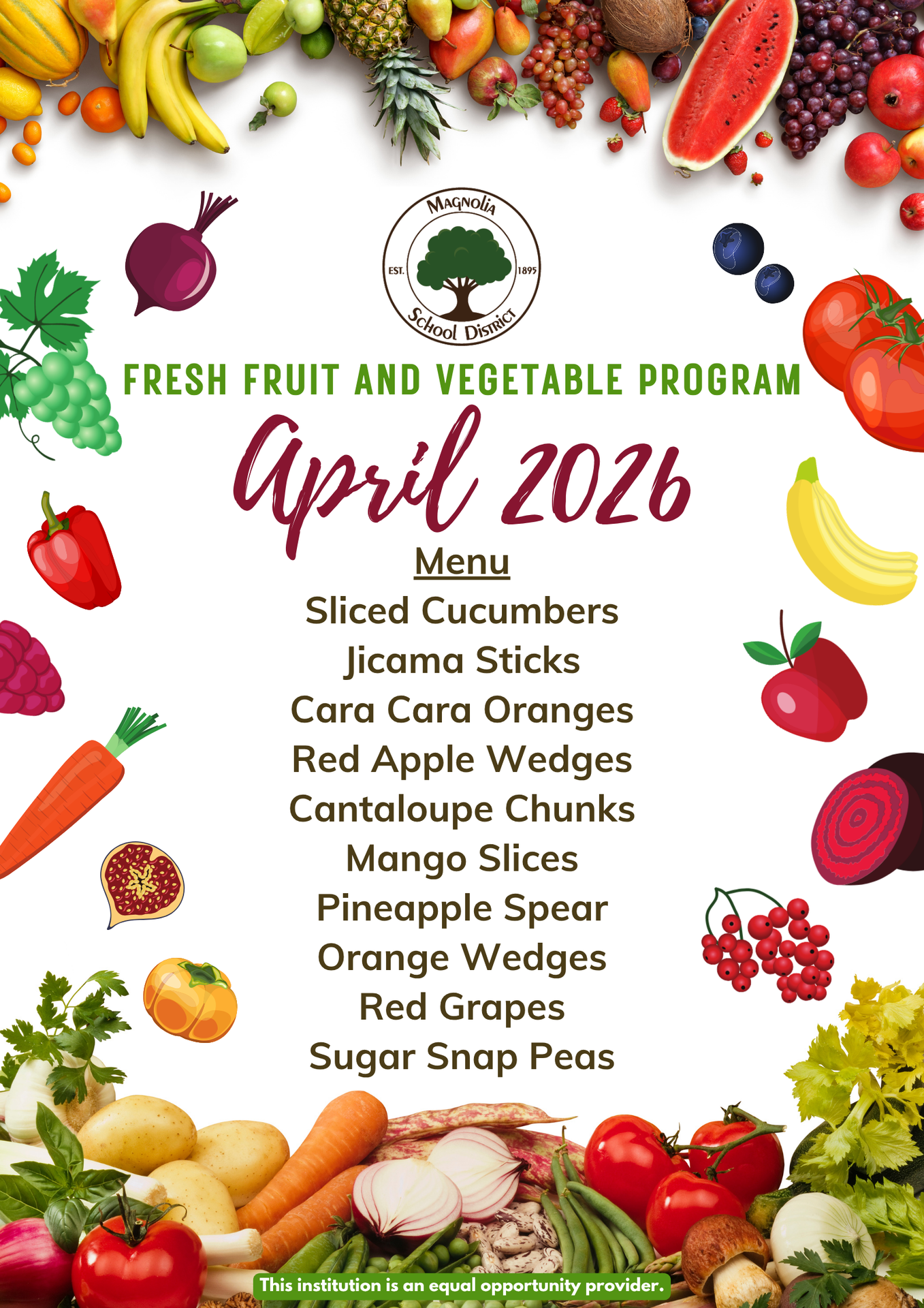 FFVP Menu - April 2026