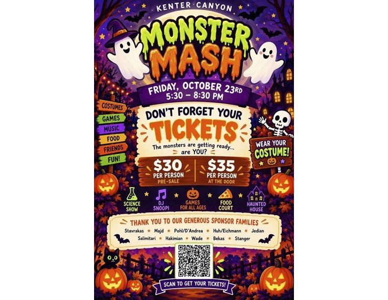 Kenter Monster Mash flyer 2026