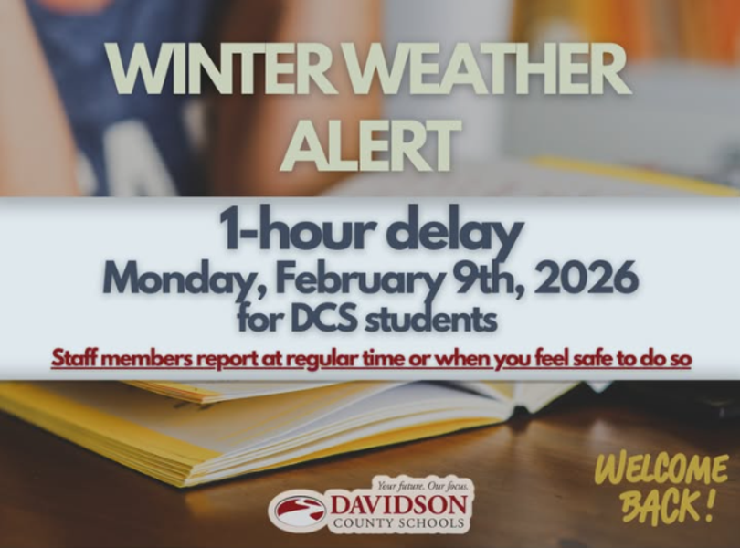 1-hour delay Monday