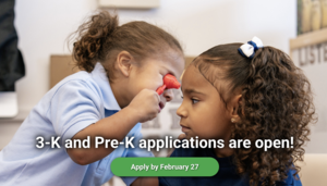 preschool students playing