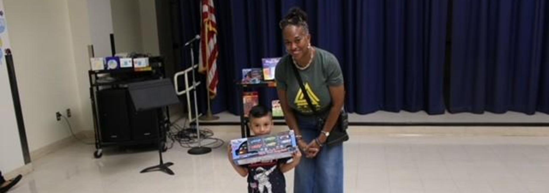 Perfect Attendance Raffle winner for August