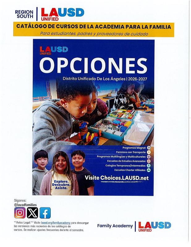 Visite Choices.LAUSD.net
