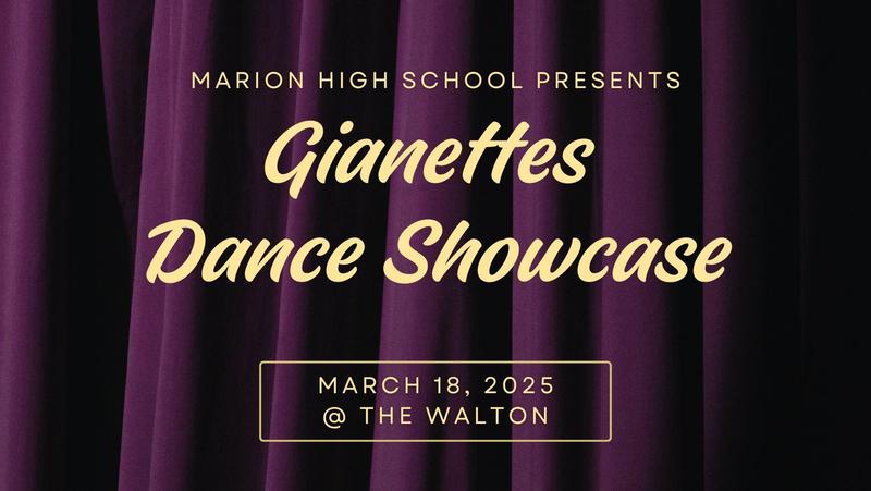 promo graphic - MHS dance show