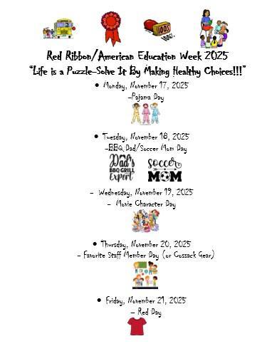 Red Ribbon Week dress up days