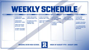 Weekly Schedule