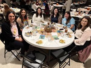 A celebration dinner