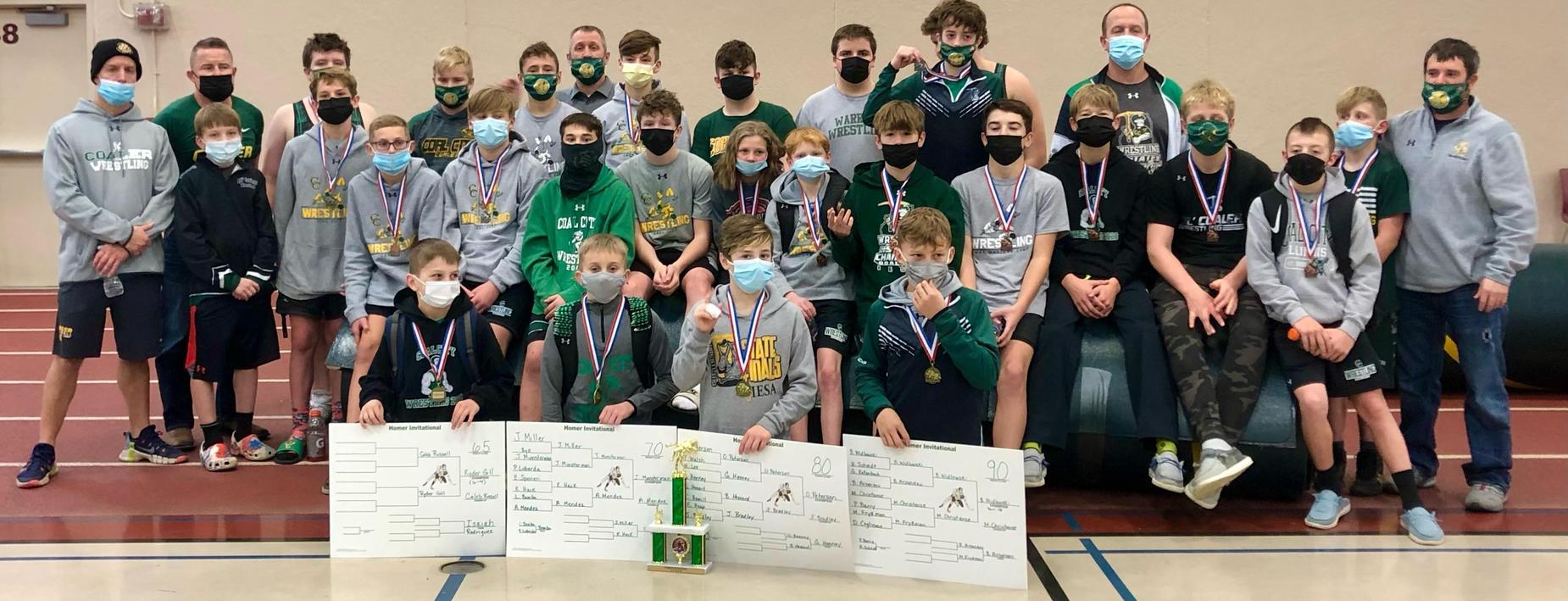 Wrestling tournament winners