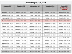 Weekly Calendar