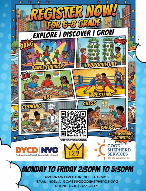 AFTERSCHOOL PROGRAM FLYER