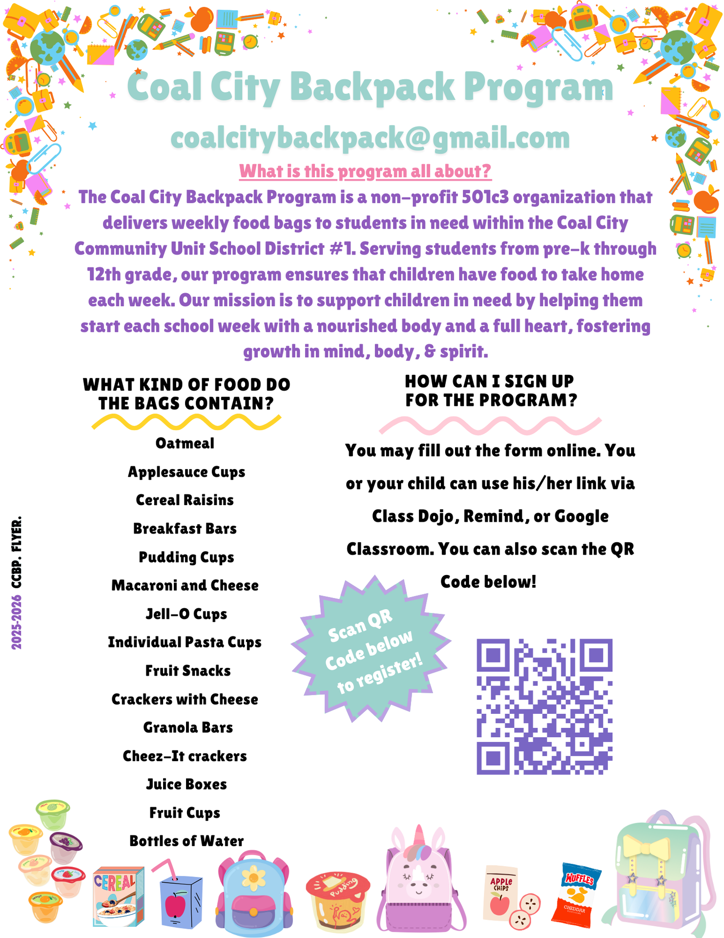 Backpack Program