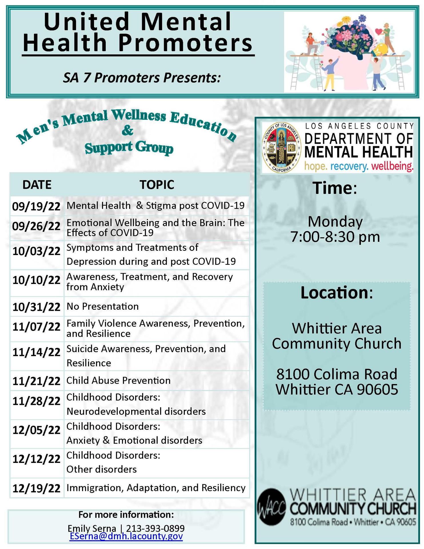 Men's Mental Wellness Group