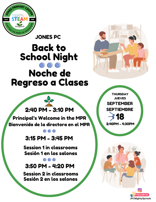 JPC Back to School Night