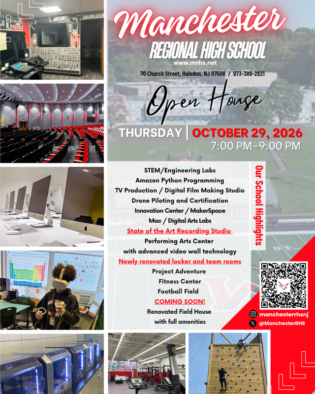 MRHS Open House! Thursday October 29th at 7pm!