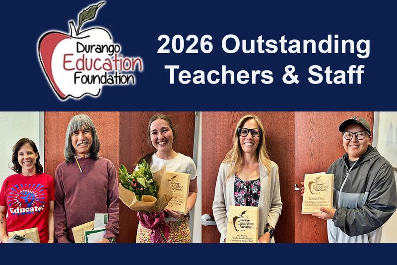 DEF Outstanding Teachers and Staff awards graphic