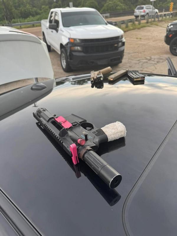 Today, at approximately 5:30 p.m., deputies and detectives with the Pike County Sheriff's Department Gang Unit conducted a traffic stop on a vehicle occupied by multiple individuals on Highway 48 within the city limits of Magnolia, Mississippi