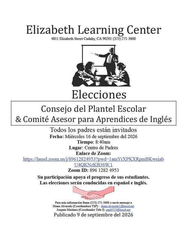 Elections flyer in Spanish
