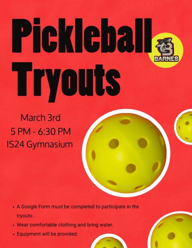 Pickleball Tryouts
