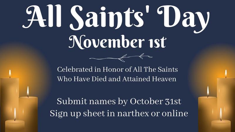 All Saints' Day Name Submissions Featured Photo