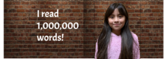I read 1,000,000 words!