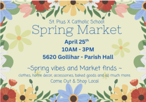 Spring market flyer