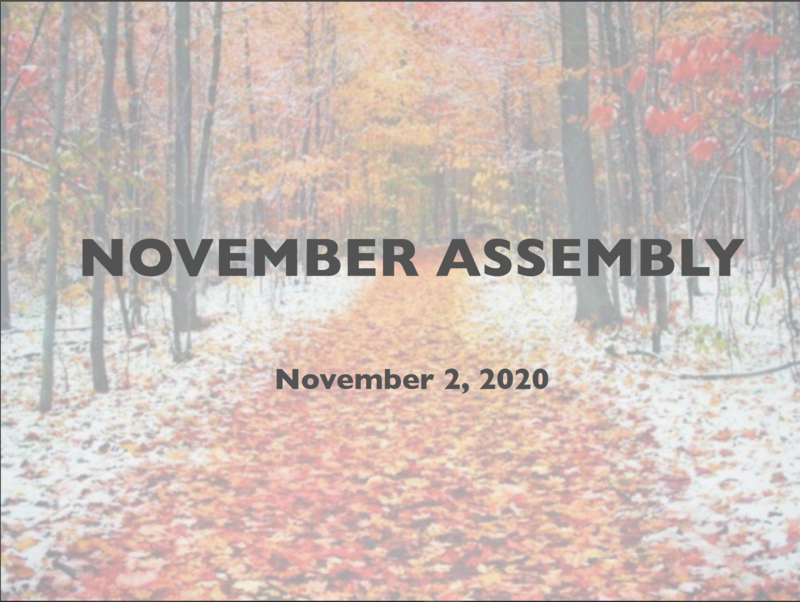 November Assembly Featured Photo